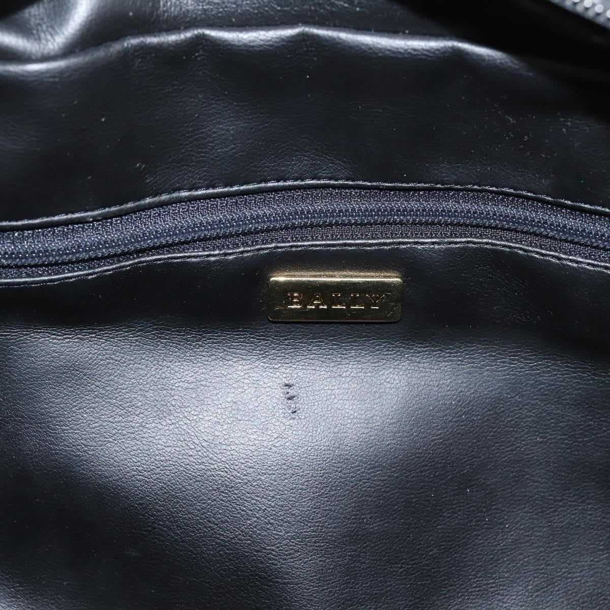 Bally Handbag Leather Black Leather Handbag (Pre-Owned)