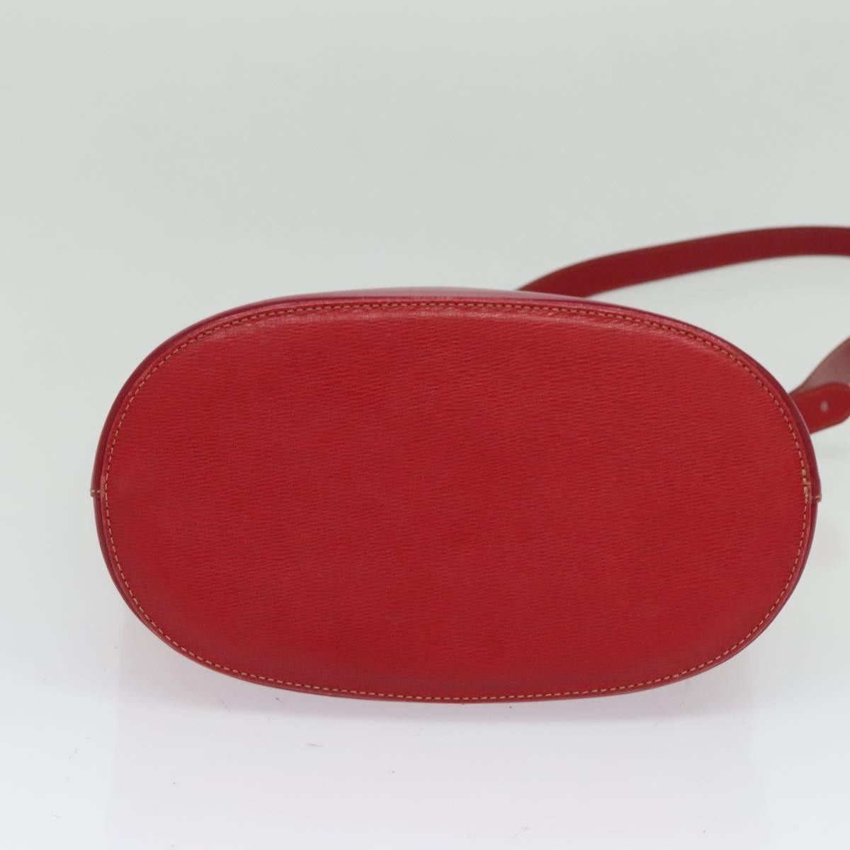Burberry Vintage Leather Red Leather Shoulder Bag Bag (Pre-Owned)