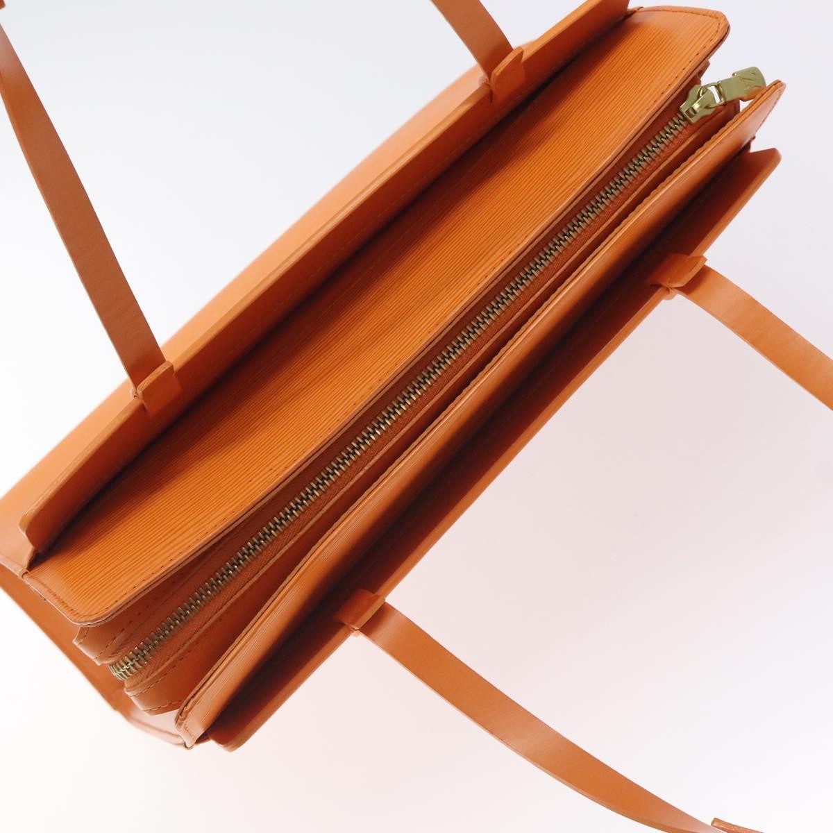 Louis Vuitton Croisette Epi Leather Orange Leather Handbag (Pre-Owned)