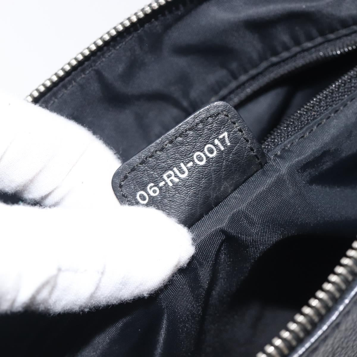 Christian Dior Vintage Street Chic Messenger Diorissimo Canvas And Leather Black Canvas Handbag (Pre-Owned)