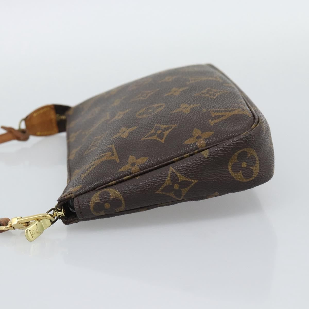 Louis Vuitton Pochette Accessoires Yayoi Kusama Painted Dots Monogram Canvas Brown Canvas Clutche & Pouche Bag (Pre-Owned)