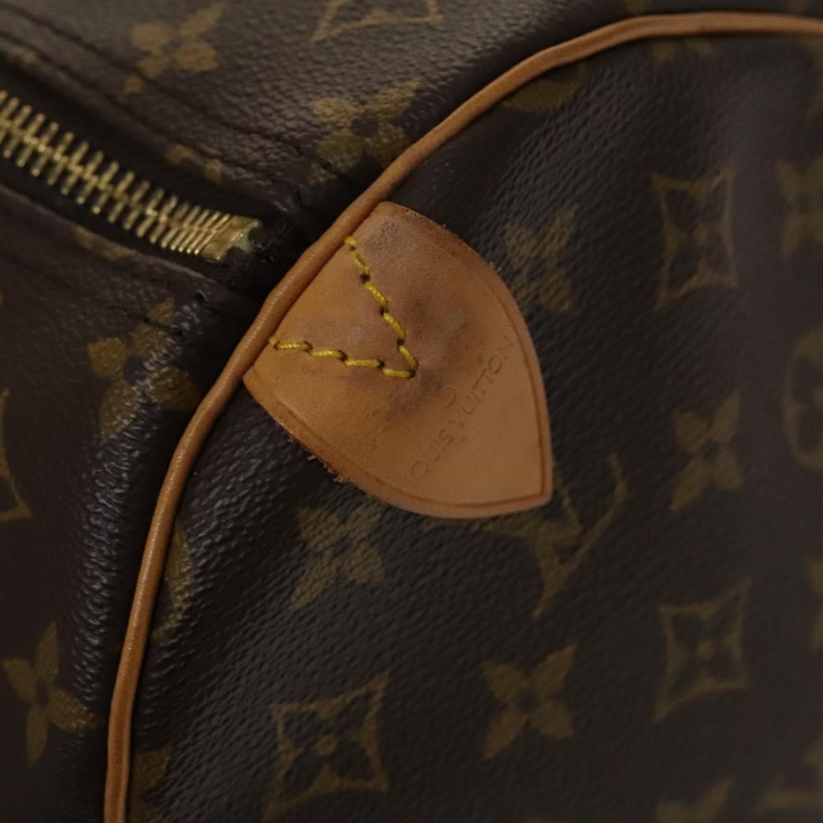 Louis Vuitton Keepall Monogram Canvas Brown Canvas Bag (Pre-Owned)