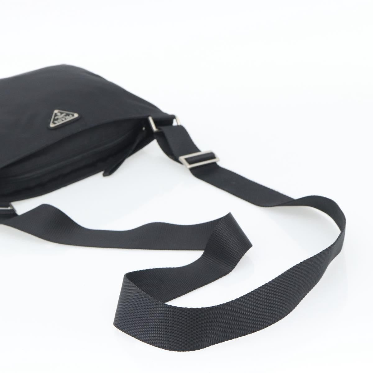 Prada Shoulder Tessuto Black Nylon Shoulder Bag Bag (Pre-Owned)