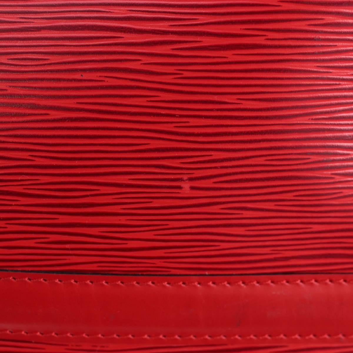 Louis Vuitton Keepall Epi Red Leather Travel Bag Bag (Pre-Owned)