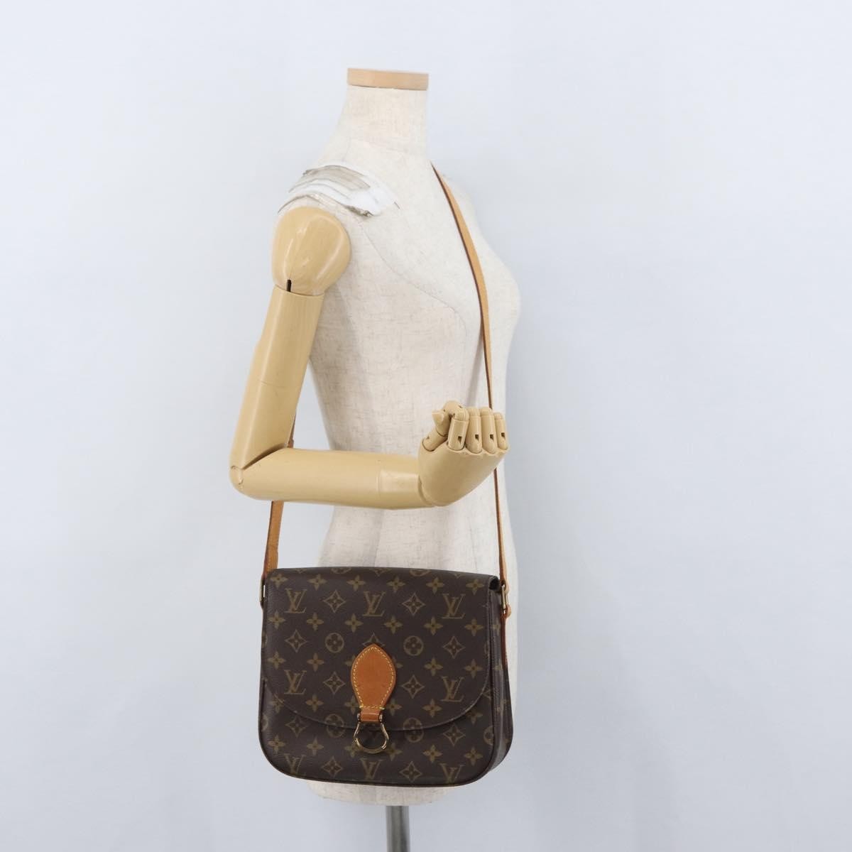 Louis Vuitton Saint Cloud Monogram Canvas Brown Canvas Handbag (Pre-Owned)