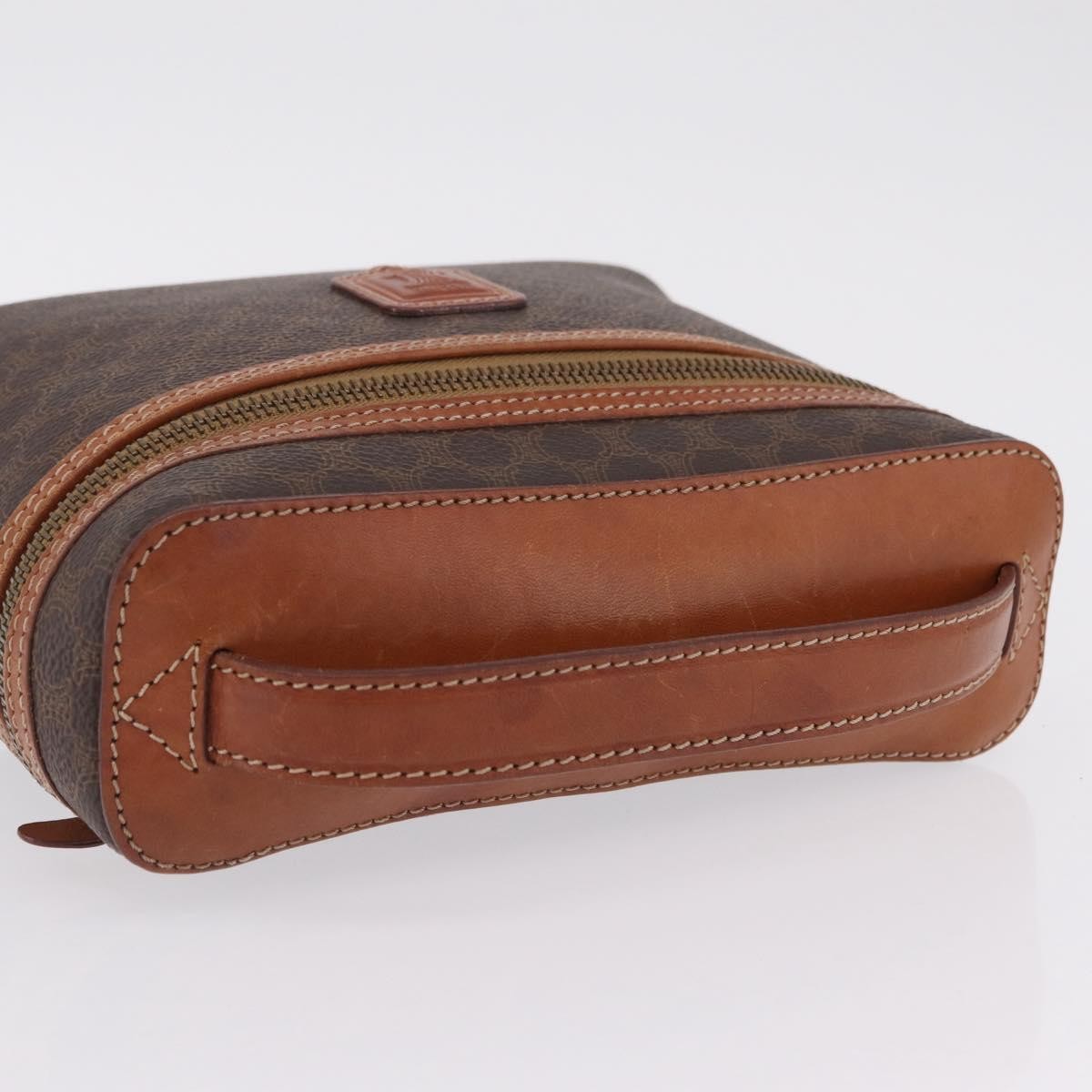 Celine Macadam Vanity Canvas Brown Canvas Clutche & Pouche Bag (Pre-Owned)