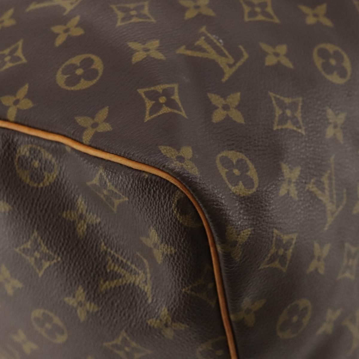 Louis Vuitton Keepall Monogram Canvas Brown Canvas Travel Bag Bag (Pre-Owned)