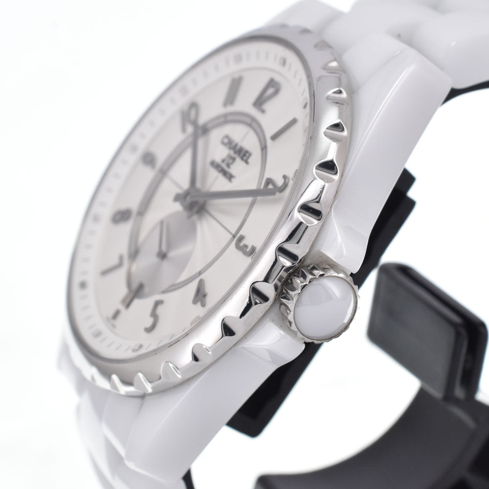 Chanel J12-365 Automatic Ceramic With Beige Gold Bezel Watch (Pre-Owned)