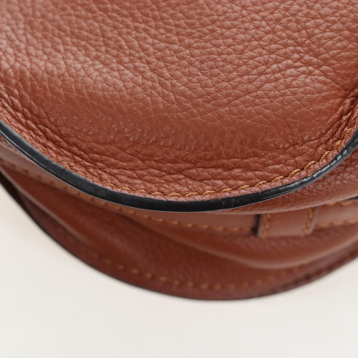 Chloe Marcie Leather Brown Leather Crossbody Bag Bag (Pre-Owned)