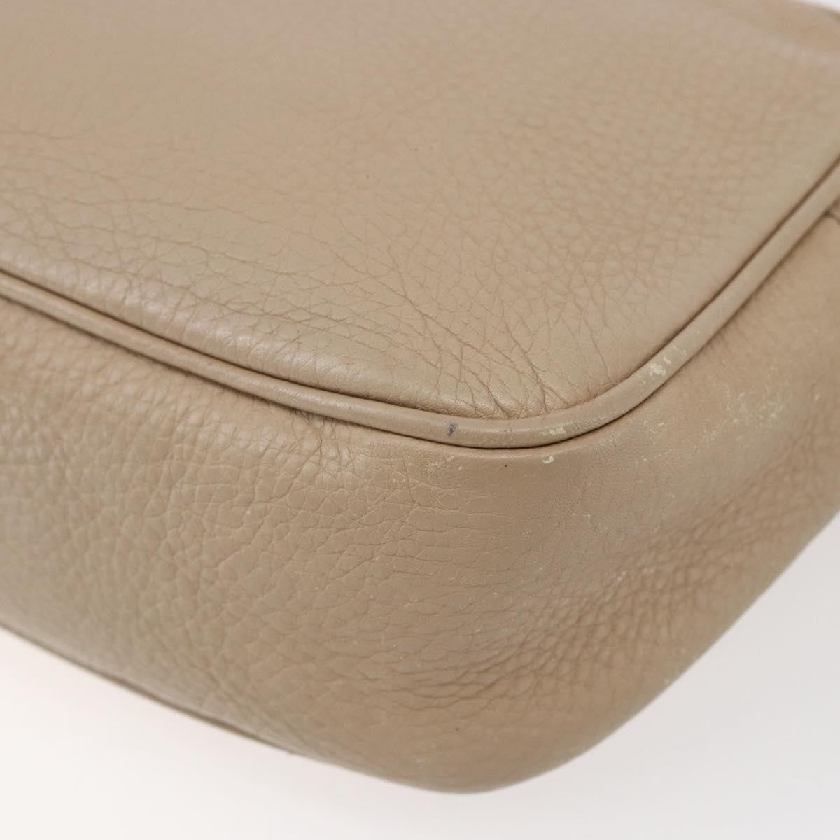 Gucci Soho Disco Leather Beige Leather Shoulder Bag Bag (Pre-Owned)
