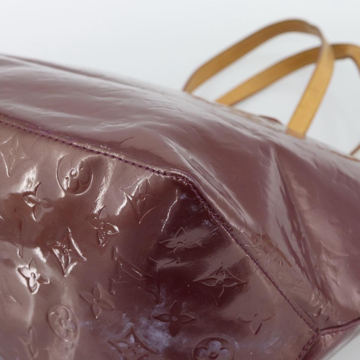 Louis Vuitton Bellevue Monogram Vernis Purple Patent_Leather Tote Bag Bag (Pre-Owned)
