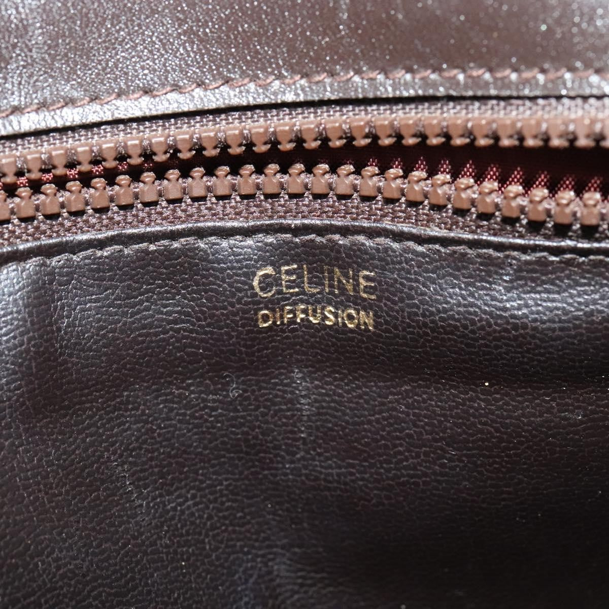 Celine C Sulky Canvas And Leather Beige Canvas Shoulder Bag Bag (Pre-Owned)