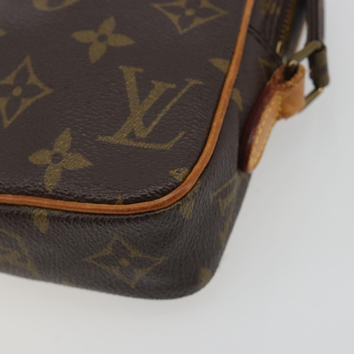 Louis Vuitton Danube Limited Edition Comic Trunk Printed Monogram Eclipse Canvas Brown Canvas Shoulder Bag Bag (Pre-Owned)
