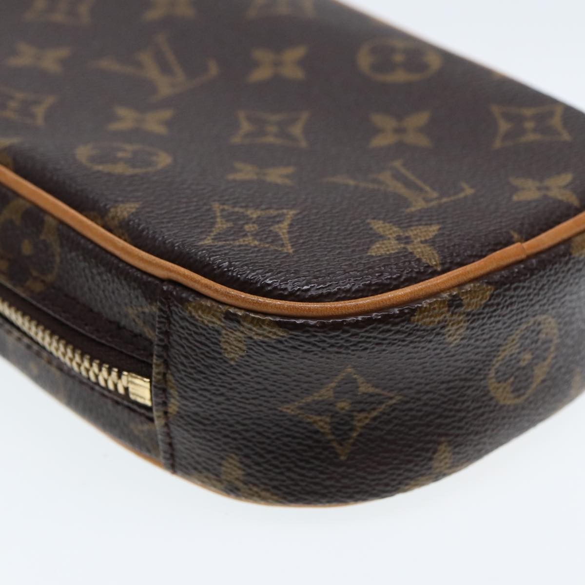 Louis Vuitton Pochette Gange Monogram Canvas Brown Canvas Clutche & Pouche Bag (Pre-Owned)