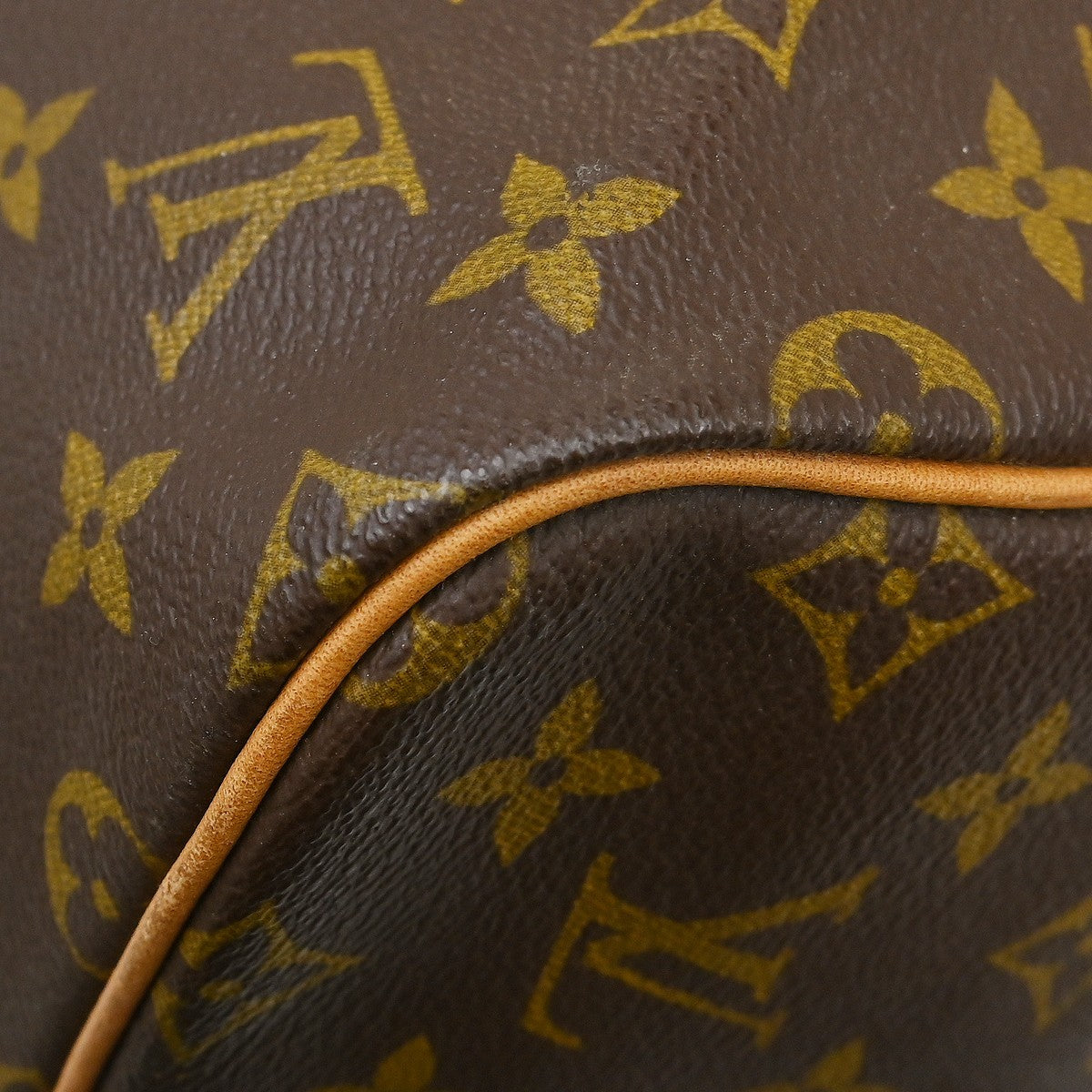 Louis Vuitton Keepall Monogram Brown Canvas Travel Bag Bag (Pre-Owned)