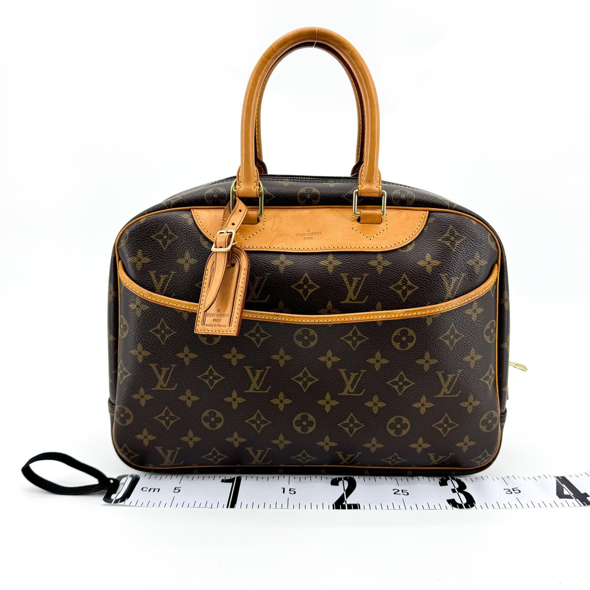 Louis Vuitton Trouville Monogram Canvas Brown Canvas Handbag (Pre-Owned)