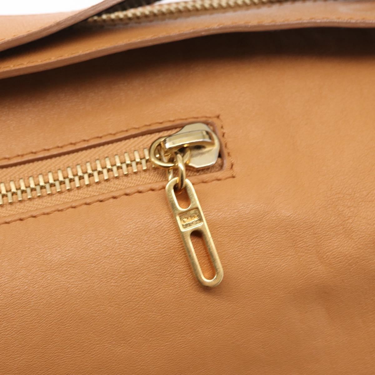 Chloe Vanessa Leather Brown Leather Shoulder Bag Bag (Pre-Owned)