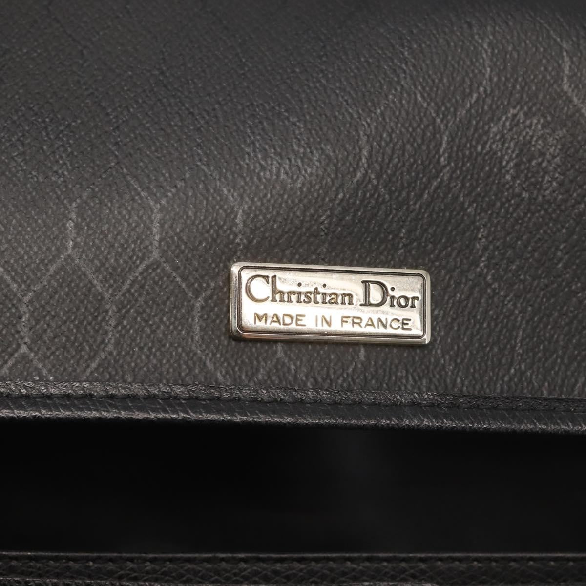 Christian Dior Vintage Leather Black Leather Shoulder Bag Bag (Pre-Owned)