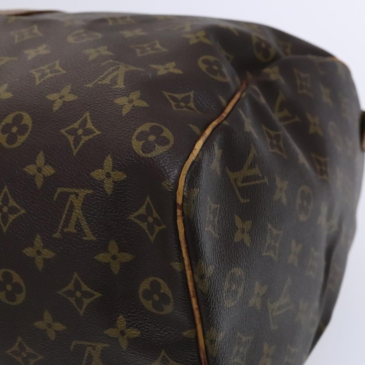 Louis Vuitton Keepall Monogram Canvas Brown Canvas Travel Bag Bag (Pre-Owned)