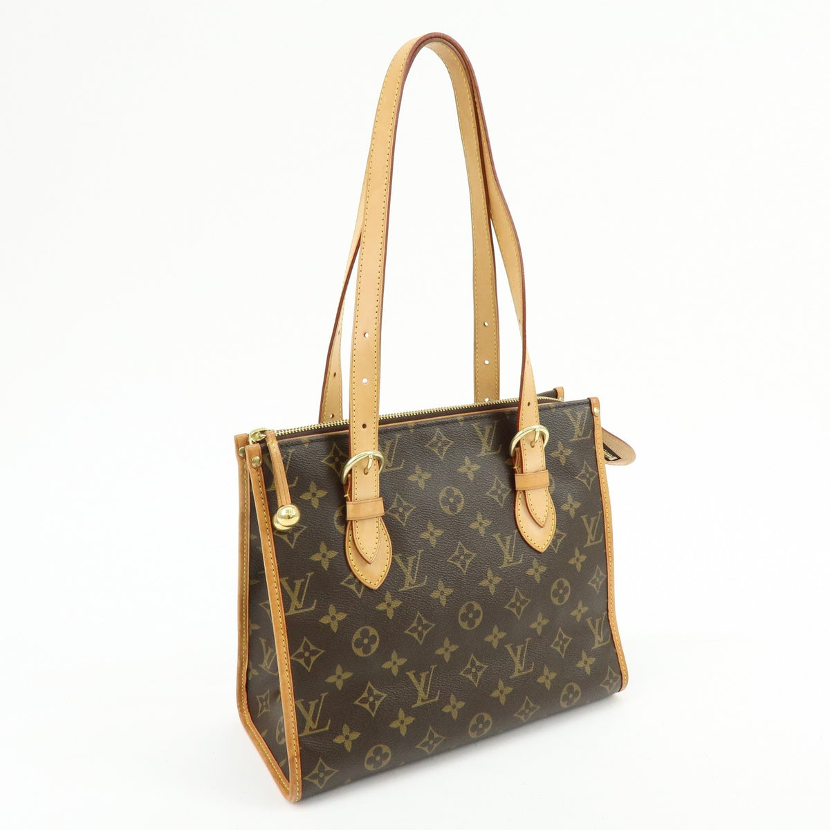 Louis Vuitton Popincourt Monogram Canvas Brown Canvas Shoulder Bag Bag (Pre-Owned)