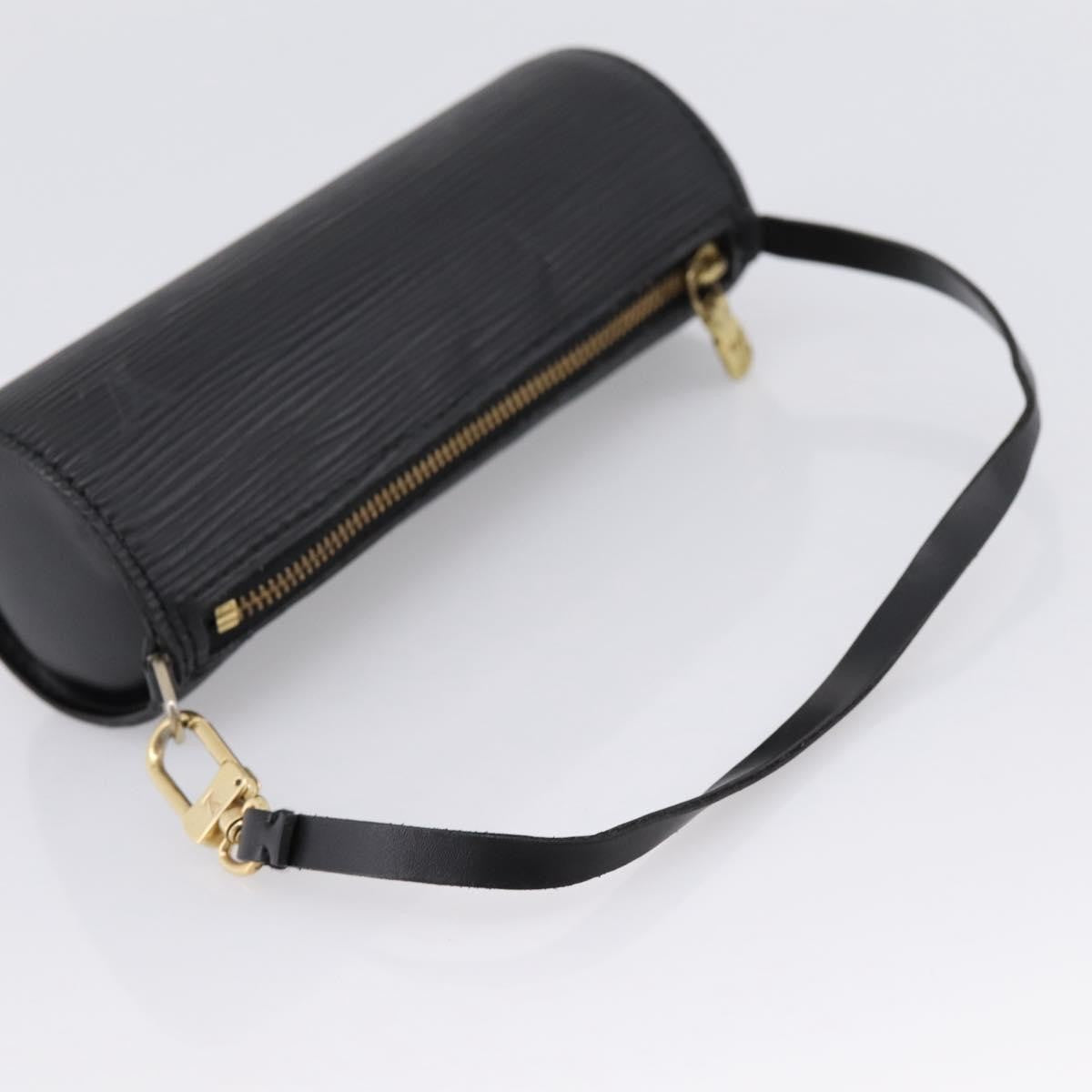 Louis Vuitton Soufflot Pochette Epi Leather Black Leather Clutche & Pouche Bag (Pre-Owned)