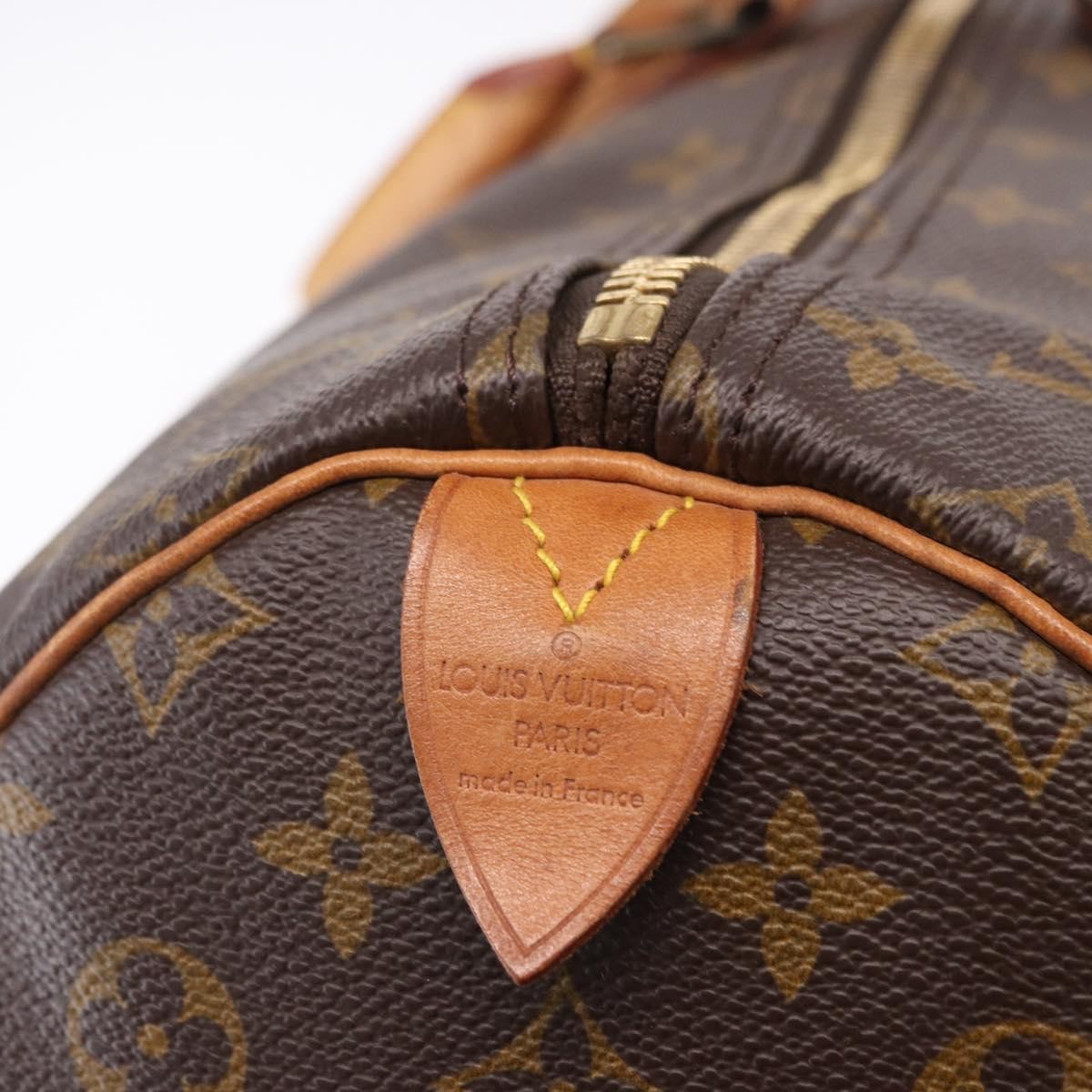 Louis Vuitton Keepall Monogram Canvas Brown Canvas Travel Bag Bag (Pre-Owned)