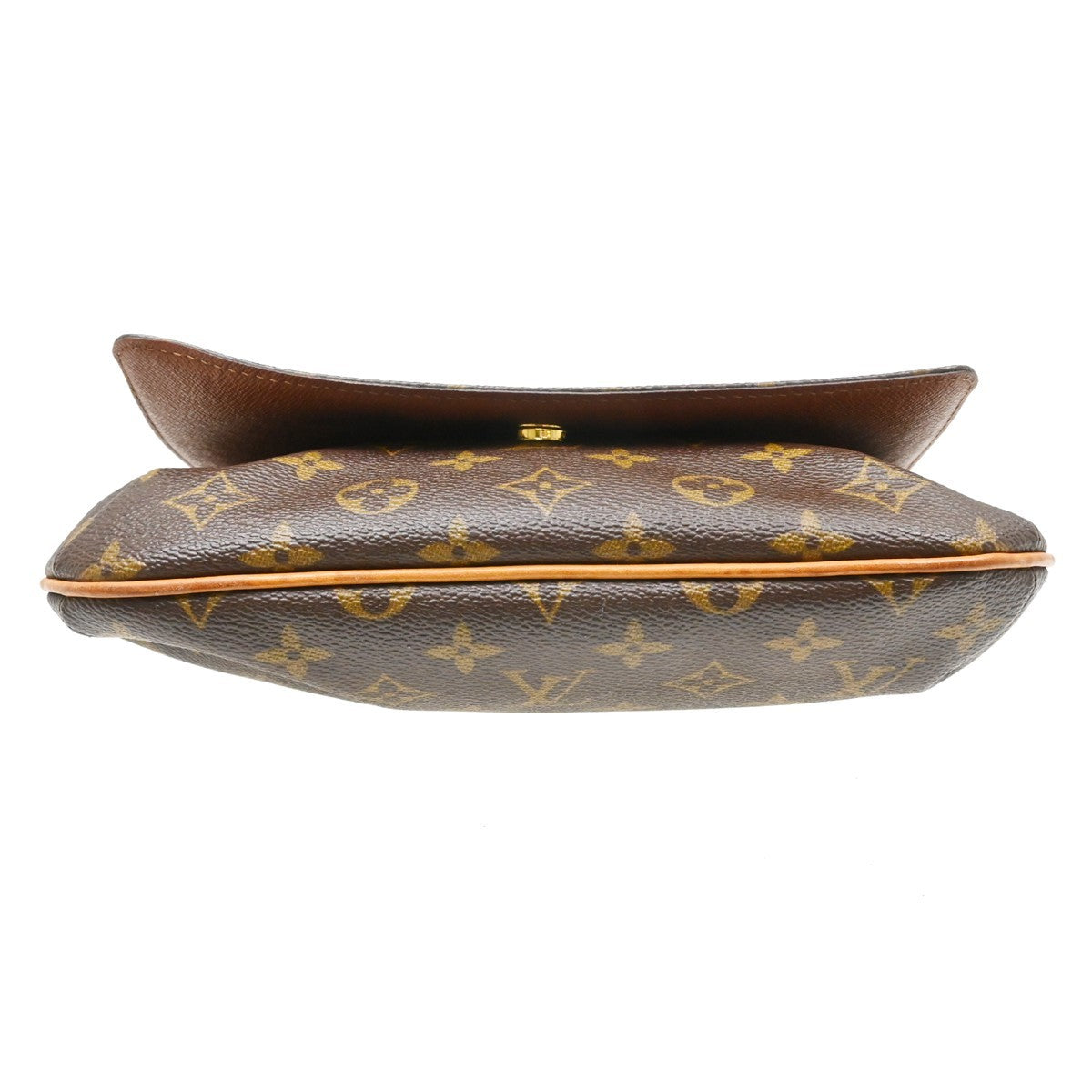 Louis Vuitton Musette Tango Monogram Canvas Brown Canvas Shoulder Bag Bag (Pre-Owned)