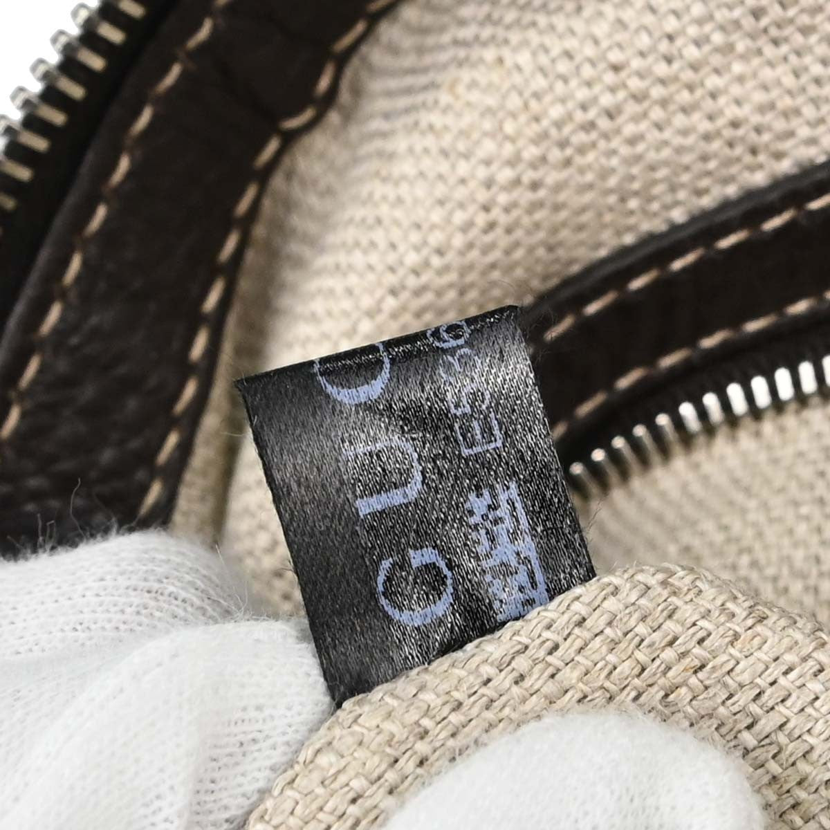 Gucci Horsebit Hobo Gg Canvas Beige Canvas Shoulder Bag Bag (Pre-Owned)