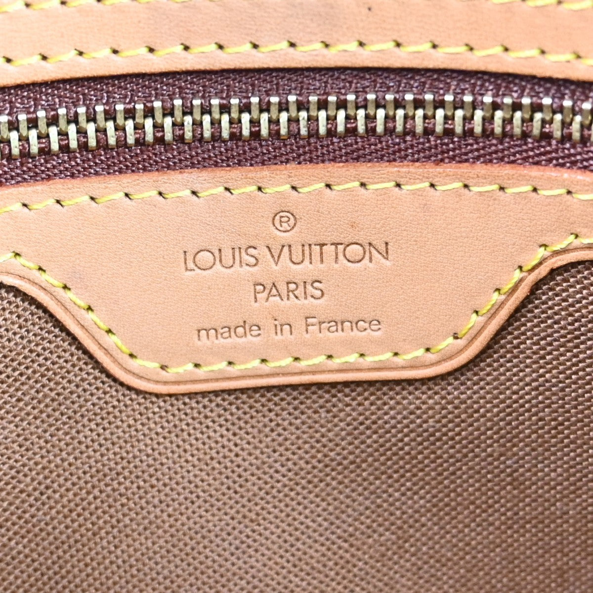 Louis Vuitton Cabas Piano Damier Ebene Brown Canvas Tote Bag Bag (Pre-Owned)