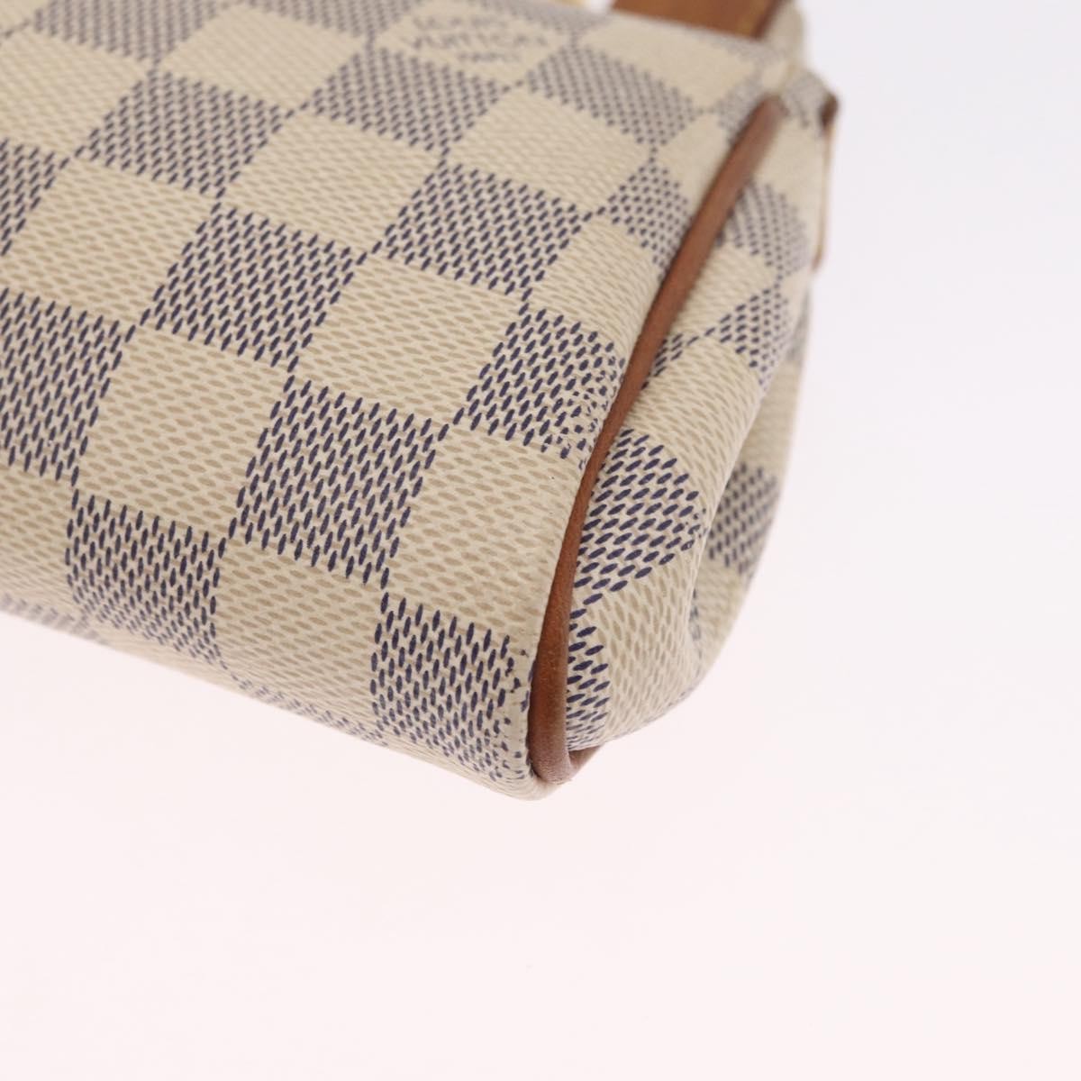 Louis Vuitton Eva Damier White Canvas Handbag (Pre-Owned)