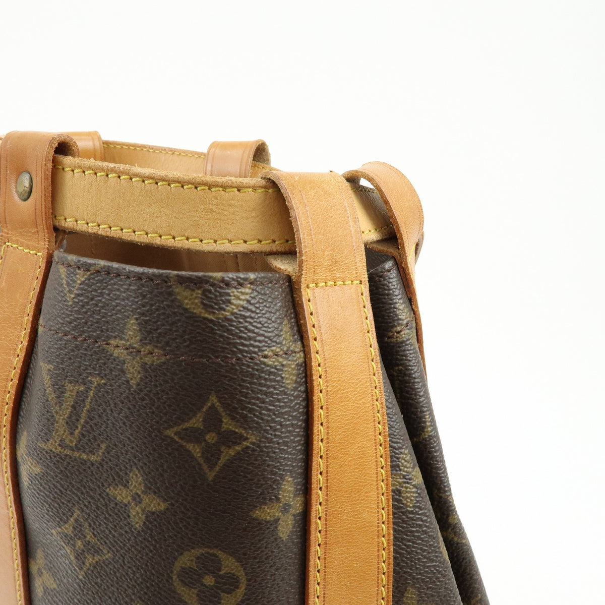 Louis Vuitton Randonnee Monogram Canvas Brown Canvas Backpack Bag (Pre-Owned)