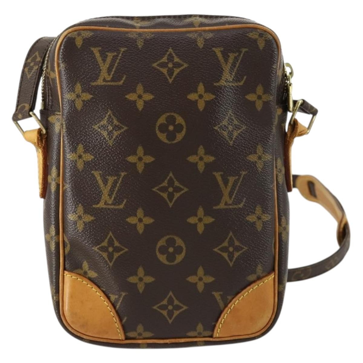 Louis Vuitton Danube Monogram Canvas Brown Canvas Shoulder Bag Bag (Pre-Owned)