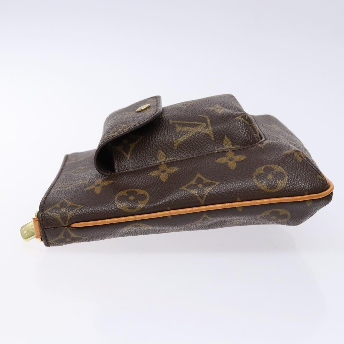 Louis Vuitton Partition Wristlet Clutch Monogram Canvas Brown Canvas Clutche & Pouche Bag (Pre-Owned)