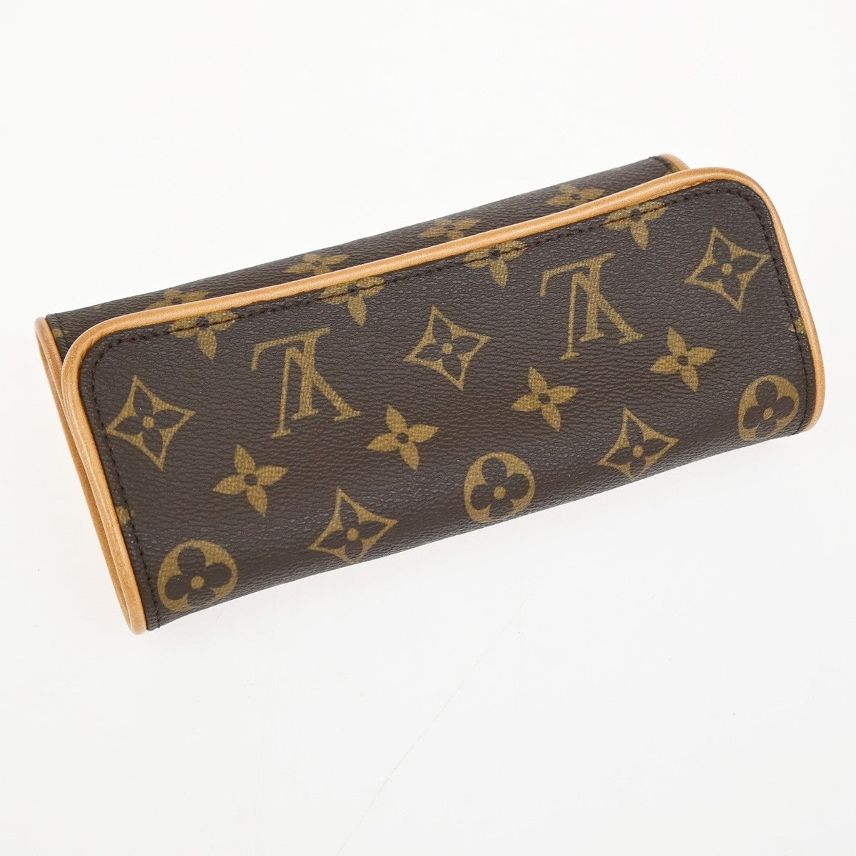 Louis Vuitton Twin Monogram Canvas Brown Canvas Clutche & Pouche Bag (Pre-Owned)