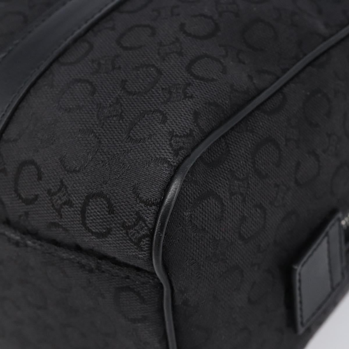Celine Boston C Macadam Canvas Black Canvas Handbag (Pre-Owned)