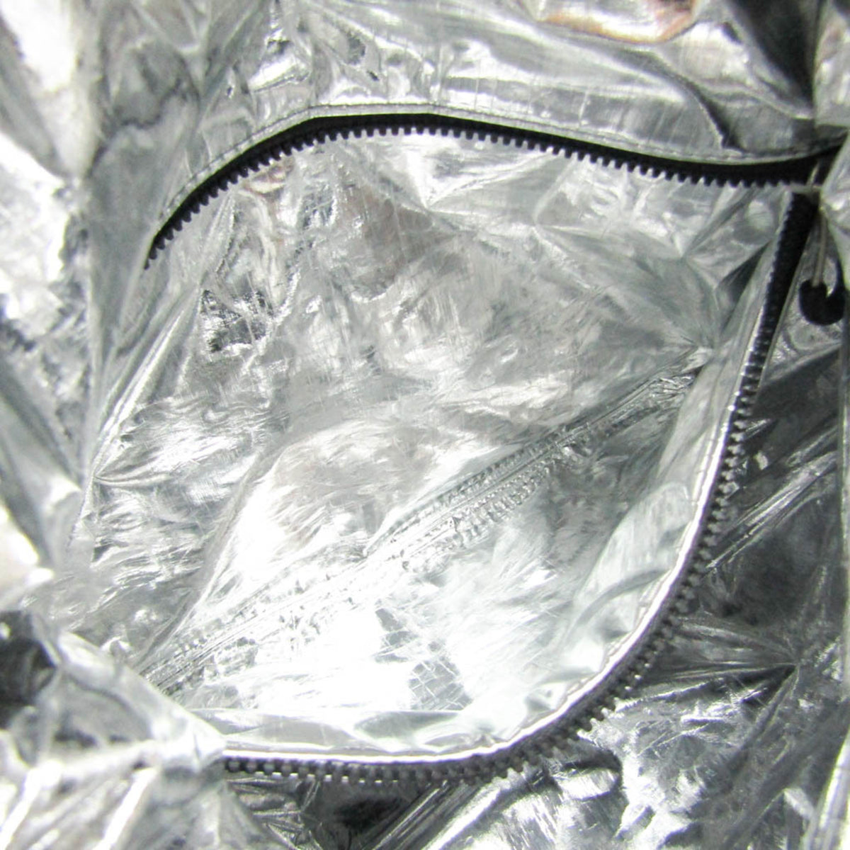 Bottega Veneta Tent Belt Nylon White Plastic Handbag (Pre-Owned)