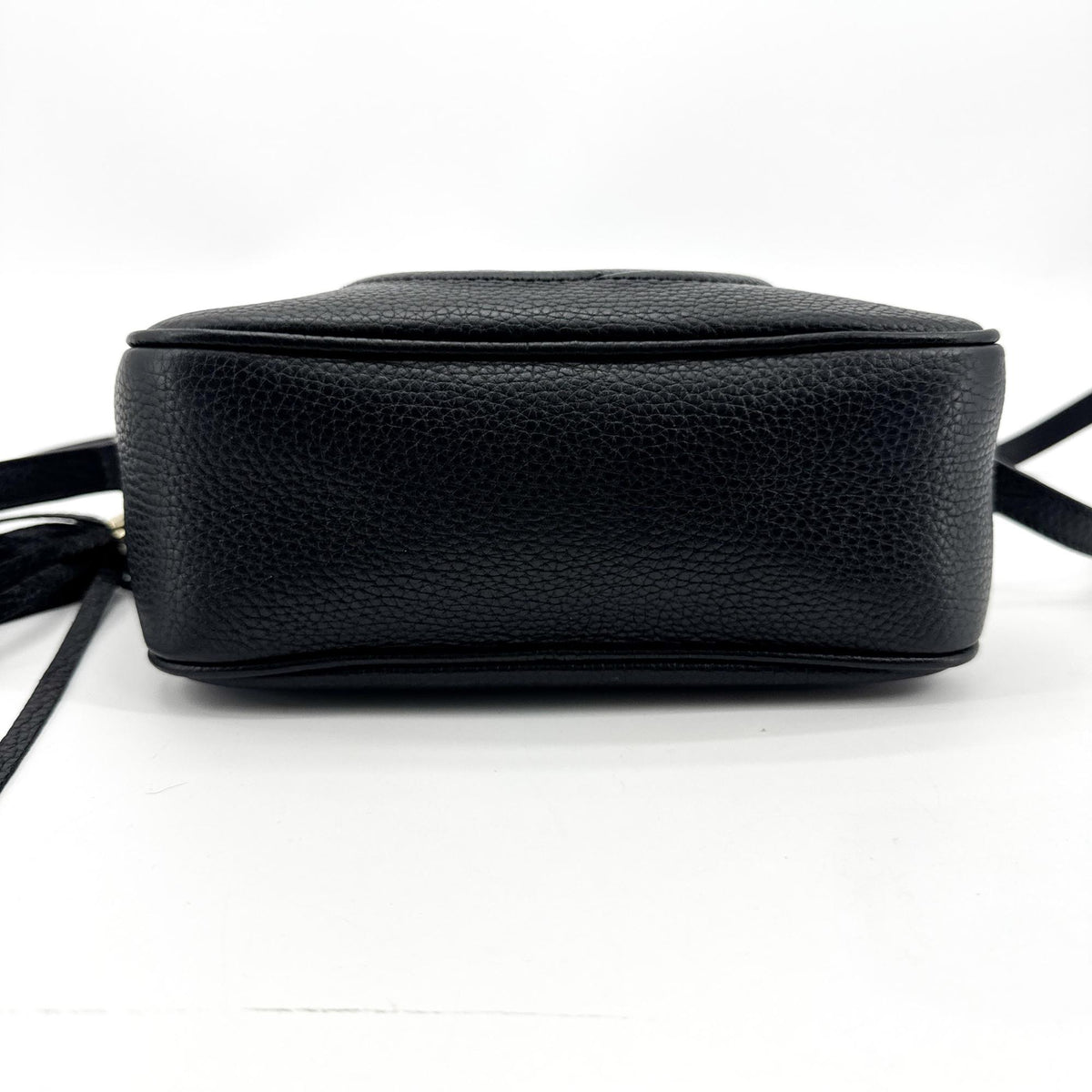 Gucci Soho Disco Leather Black Calfskin Crossbody Bag Bag (Pre-Owned)