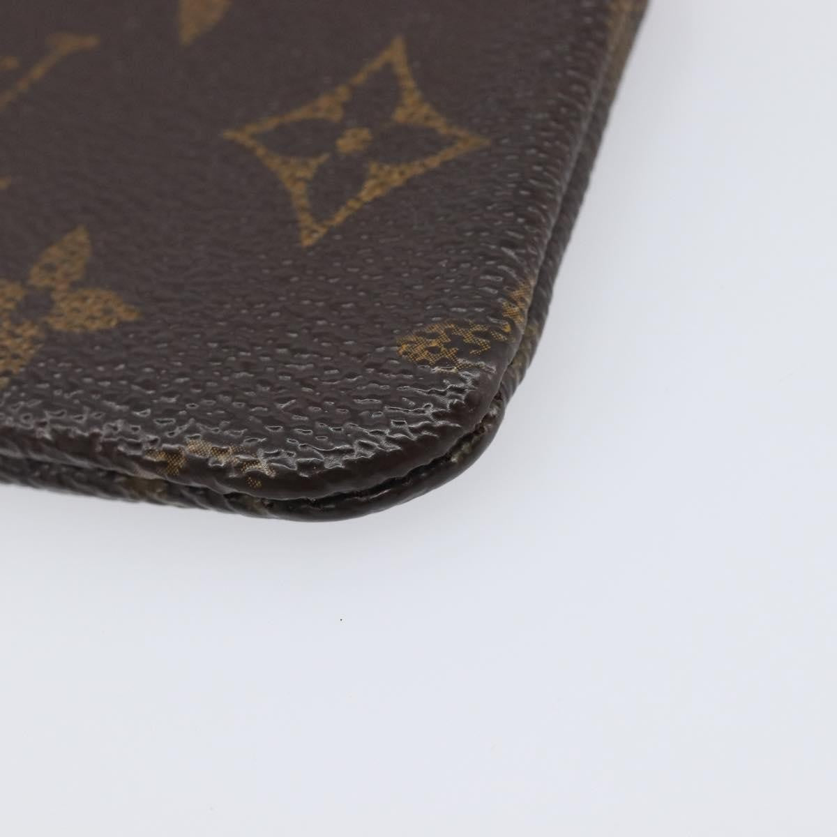Louis Vuitton Pochette Clés Monogram Canvas Brown Canvas Wallets Accessory (Pre-Owned)