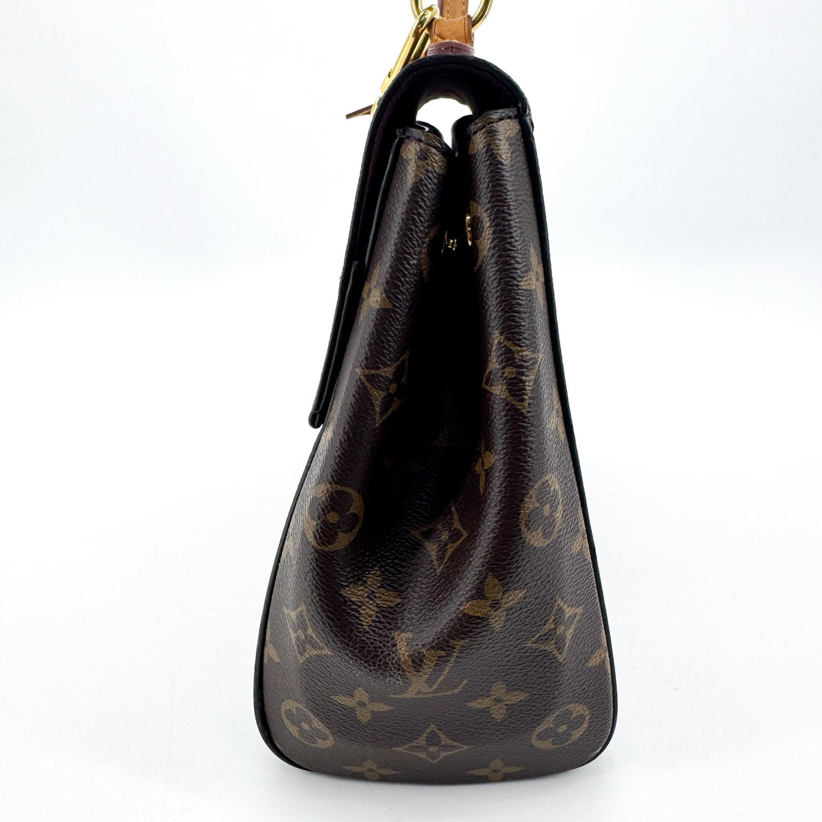 Louis Vuitton Cluny Top Handle Monogram Canvas Brown Canvas Handbag (Pre-Owned)