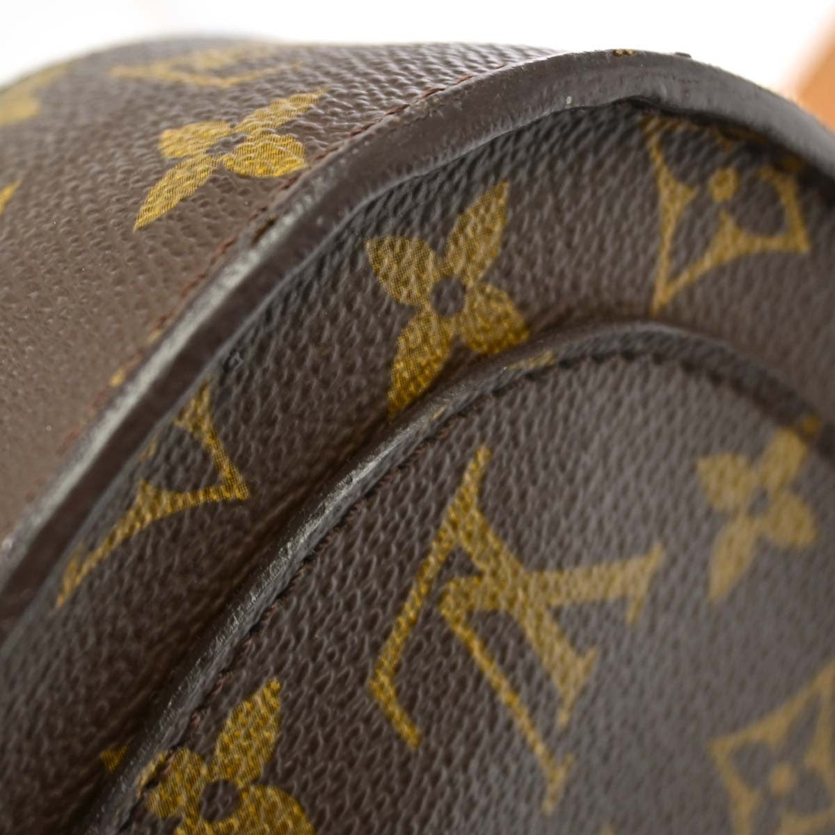 Louis Vuitton Saint Cloud Monogram Canvas Brown Canvas Handbag (Pre-Owned)