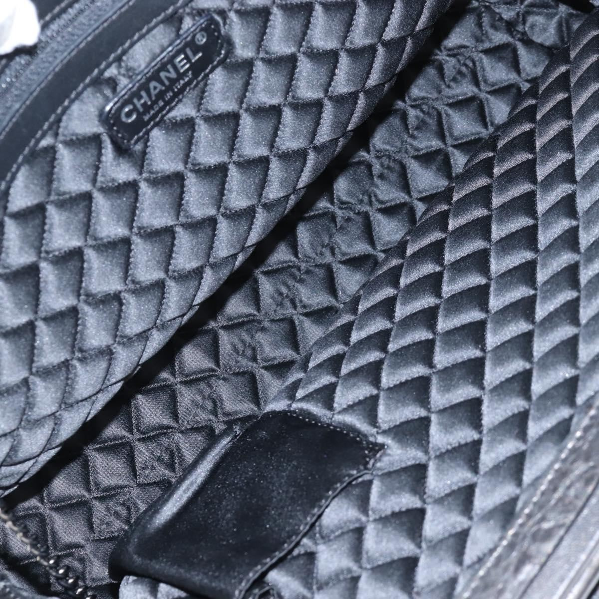 Chanel Perfect Day Leather Black Leather Tote Bag Bag (Pre-Owned)