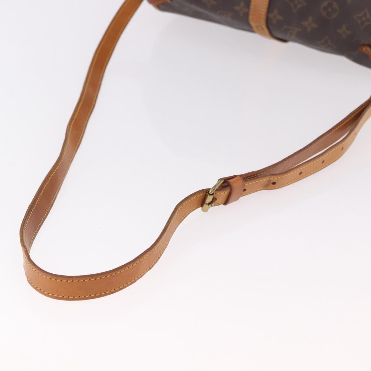 Louis Vuitton Saumur Monogram Canvas Brown Canvas Shoulder Bag Bag (Pre-Owned)