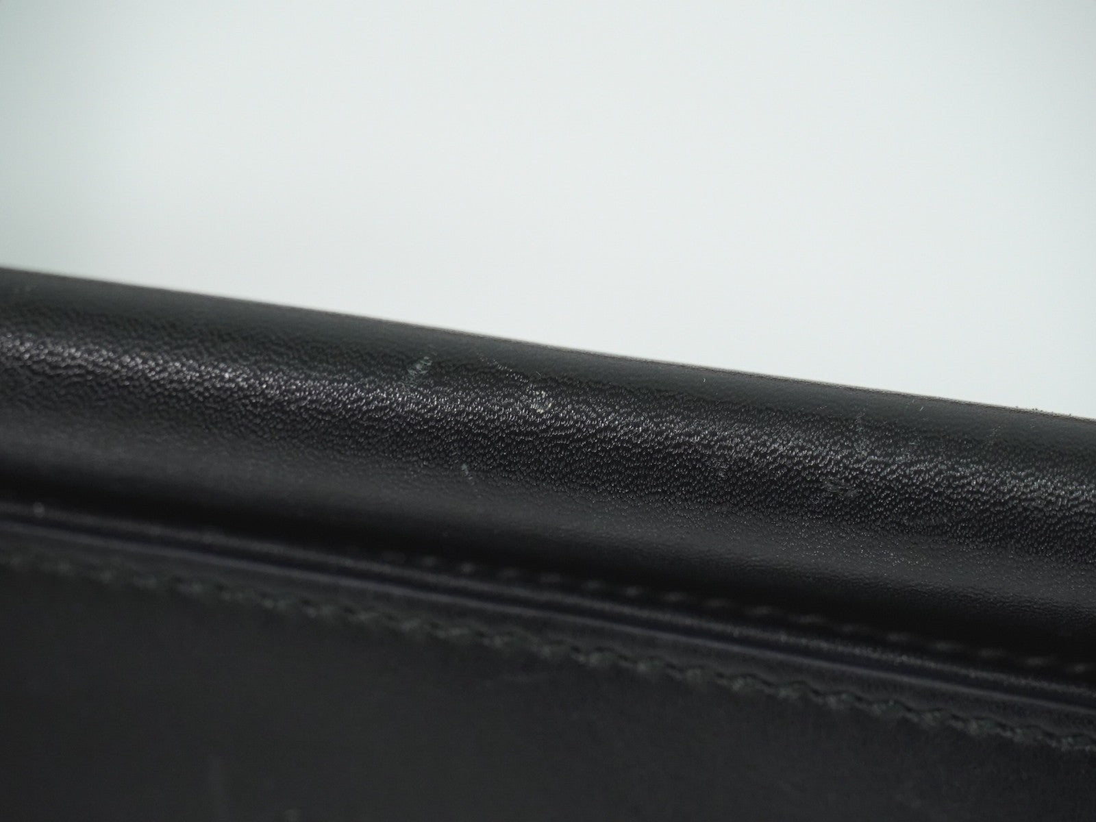 Gucci Nymphaea Top Handle Leather Black Leather Handbag (Pre-Owned)