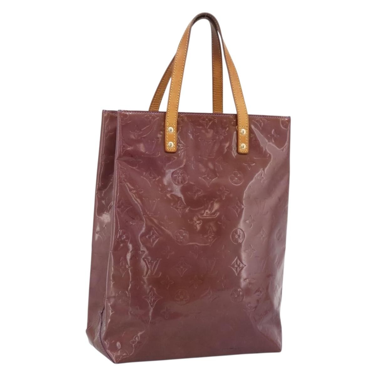 Louis Vuitton Reade Monogram Vernis Purple Patent_Leather Handbag (Pre-Owned)