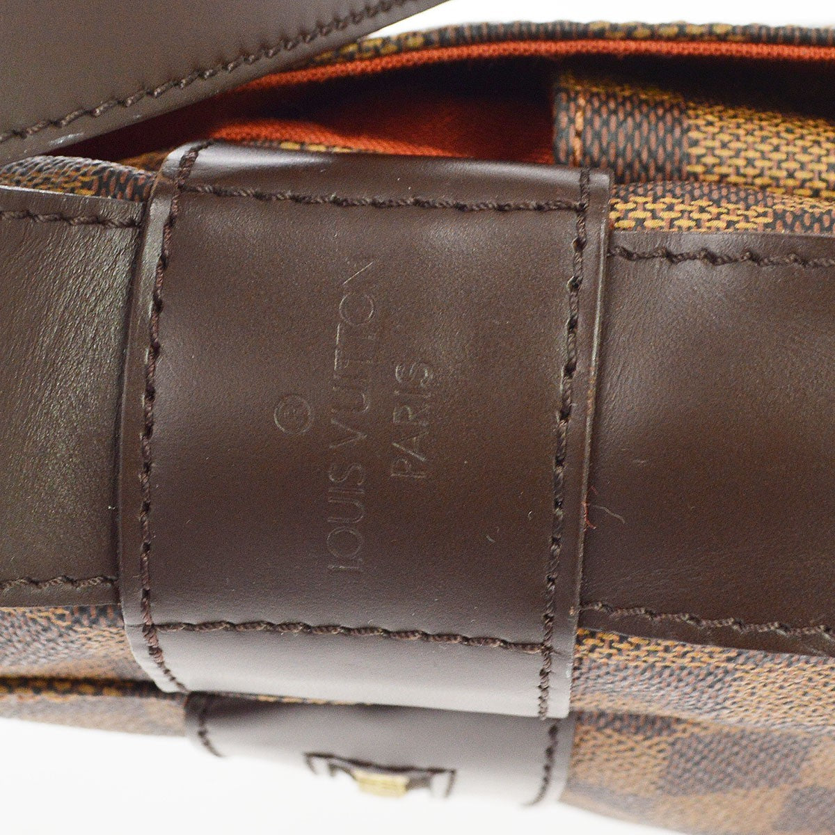 Louis Vuitton Bastille Damier Brown Canvas Handbag (Pre-Owned)