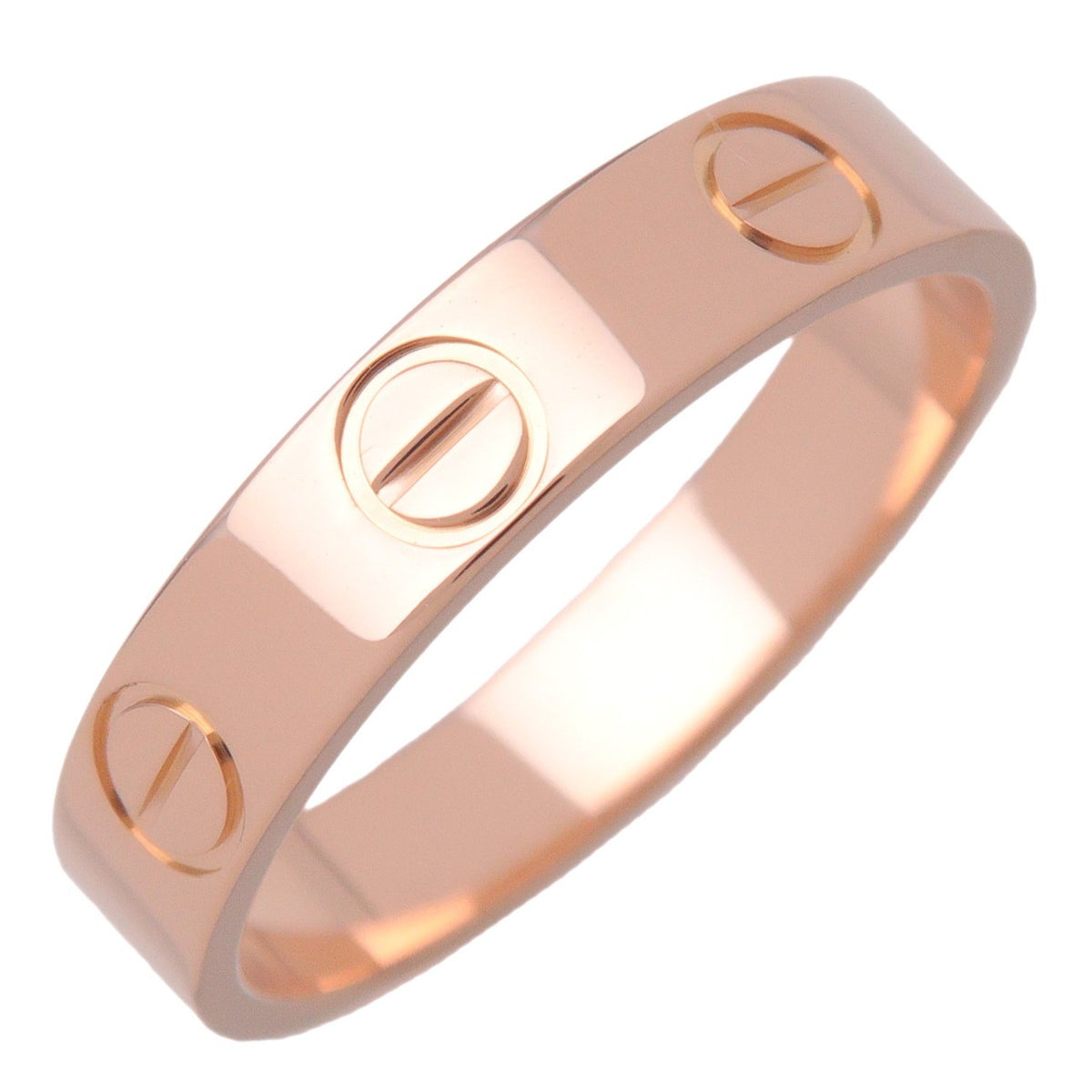 Cartier Love Band 18K Rose Gold Gold Rose_Gold Ring Jewelry (Pre-Owned)
