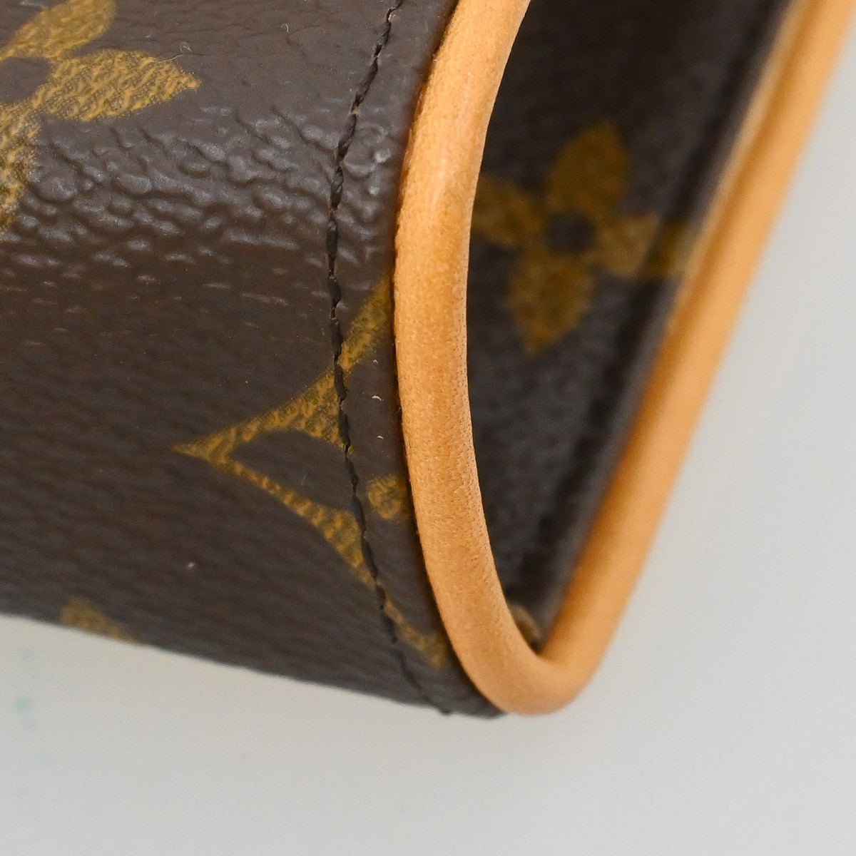 Louis Vuitton Florentine Waist Monogram Canvas Brown Canvas Clutche & Pouche Bag (Pre-Owned)