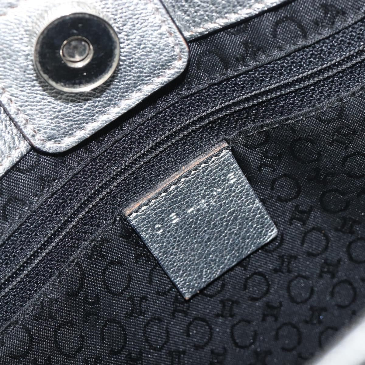 Celine C Macadam Canvas Navy Canvas Handbag (Pre-Owned)