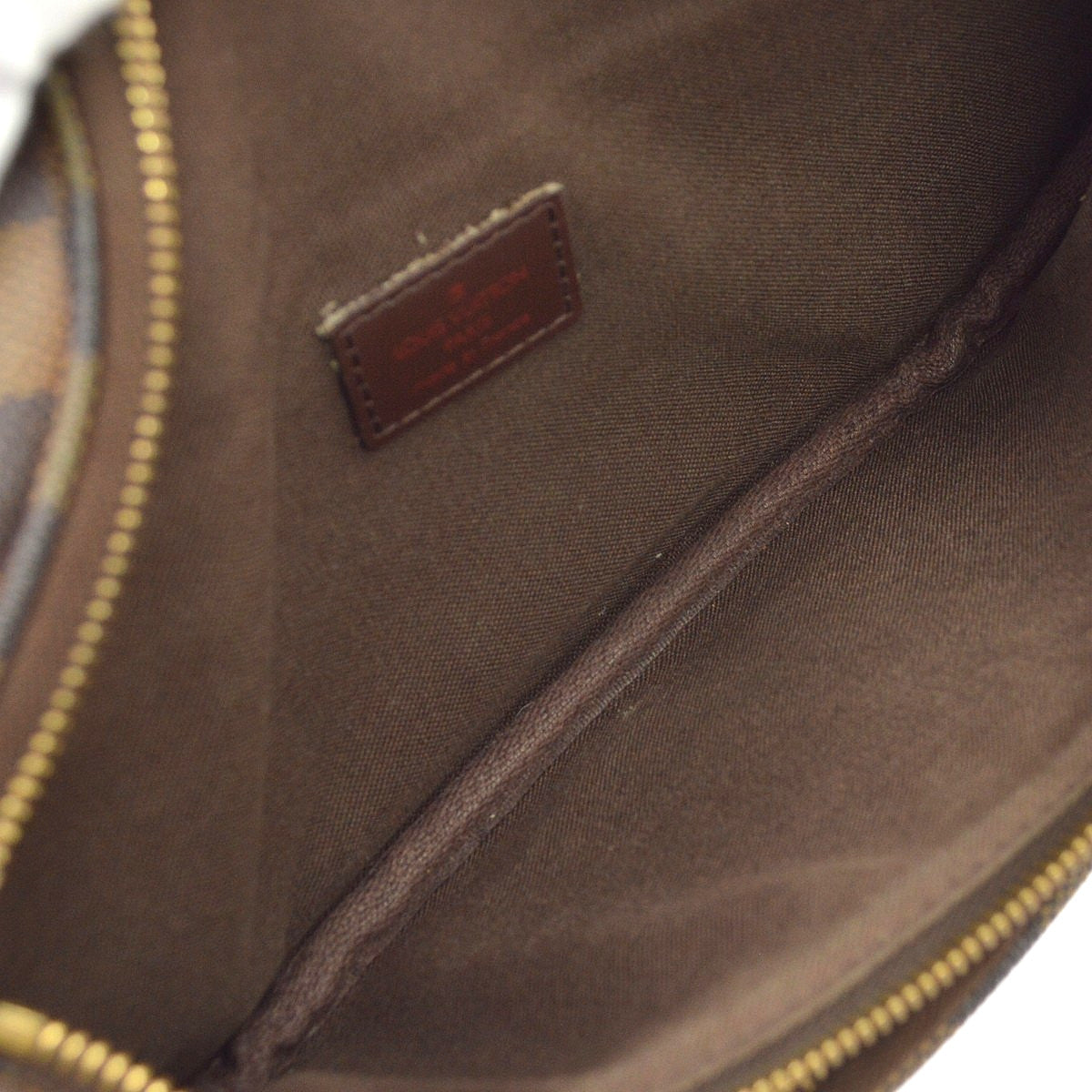 Louis Vuitton Melville Waist Damier Ebene Brown Canvas Shoulder Bag Bag (Pre-Owned)