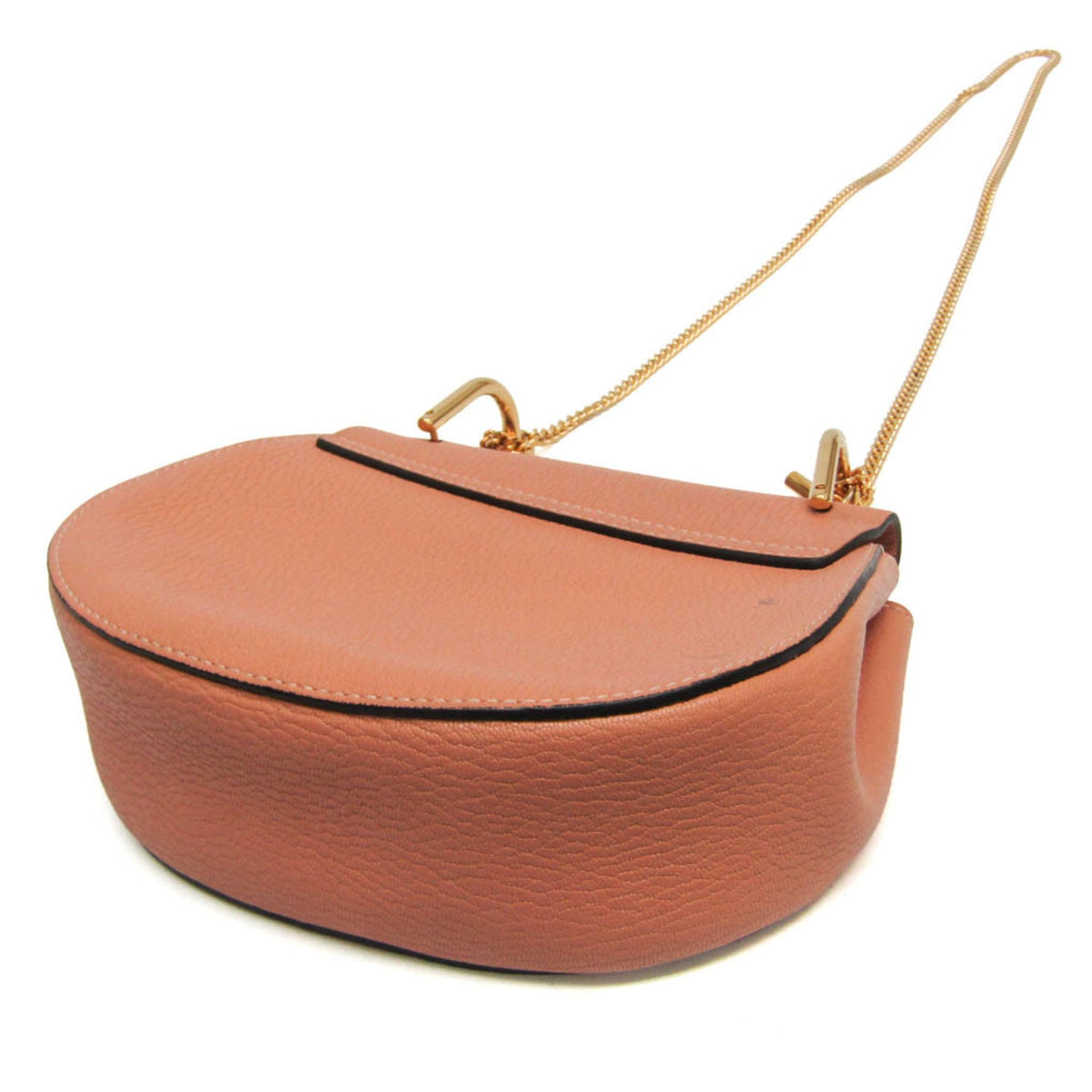 Chloe Drew Leather Orange Leather Crossbody Bag Bag (Pre-Owned)